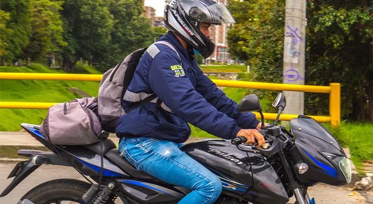 La campaña para concientizar a los motociclistas de Bogotá -0